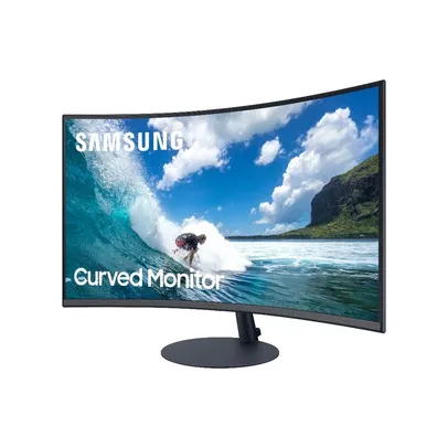 [REEMBALADO] Monitor Curvo Samsung 32&quot; Fhd, Com Speaker Embutido, Hdmi, Display Port, Vga, 75hz,freesync, Preto, Série T550