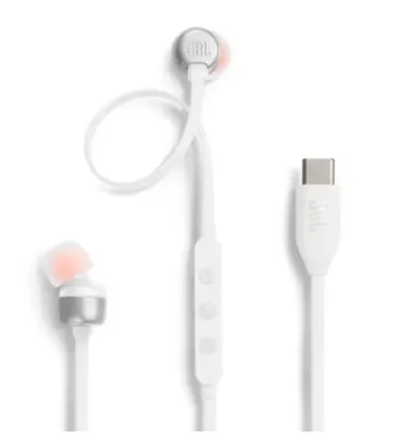 Fone de Ouvido JBL T310 In Ear com Fio - Branco