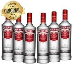 Kit 6 Vodka Smirnoff 600ml R$90