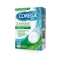 Limpador de Prótese Corega Tabs 24 Unidades | R$2,99