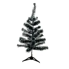Arvore de Natal nevada pinheiro verde 60 cm