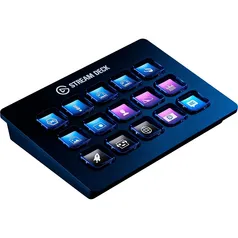 Stream Deck Elgato Médio, 15 Teclas Personalizáveis de LCD, USB Integrado, Preto - 10GAA9901