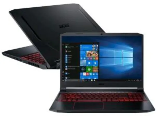 (Cliente Ouro + Cupom + À vista) Notebook Gamer Acer Nitro 5 Intel Core i5 16GB - 512GBSSD Tela 144hz | R$5.675