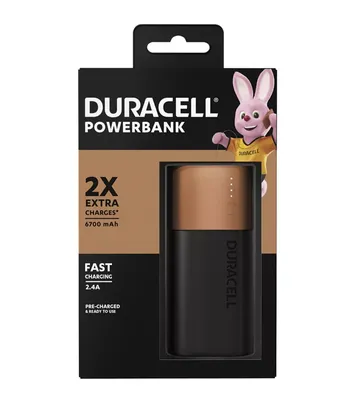 Carregador Portátil Power Bank p/Smartphone 6.700mAh com Carga Rápida