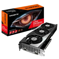 Placa de Vídeo Gigabyte Radeon RX 6500 XT Gaming, 4GB, GDDR6, FSR, Ray Tracing, GV-R65XTGAMING OC-4G