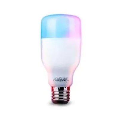 [KABUM PRIME] Lampada RGB Inteligente Kabum Smart WiFi Plug Brasileiro 9W Bivolt , Funciona com Alexa R$69