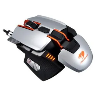 Mouse Gaming Laser 8200Dpi Com Peso Ajustável 700M Silver Cougar