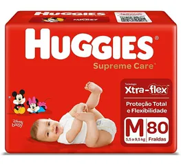 [REC] Fralda Huggies Supreme Care M - 80 Fraldas 