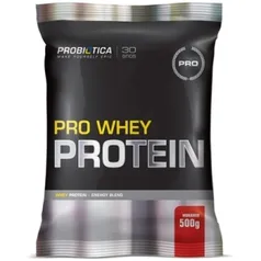 PRO WHEY PROTEIN 500G - PROBIÓTICA - R$ 25,42