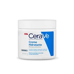 (leve 2) CeraVe, Creme Hidratante Corporal, com textura Cremosa e Ácido Hialurônico, 454g