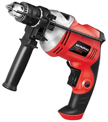 Furadeira de Impacto Mondial, 220V, Preto/Vermelho, 750W - FFI-05