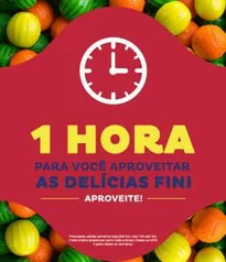 Frete grátis das 14h as 15h (28/04) no site da FINI + 30% de desconto