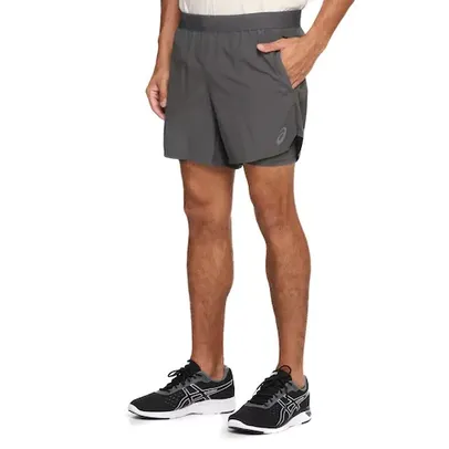 Short Masculino ASICS 5" 2 Em 1 Mesh Lateral