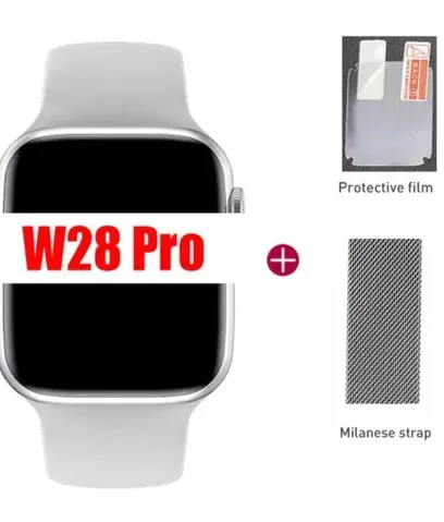 Foto do produto Smartwatch W28 Pro Watch8 2023 NFC Tela 1.95' 45mm Ligação Redes Socia