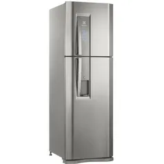 [Ame] Geladeira Top Freezer DW44S Com Dispenser de Água Platinum 400L