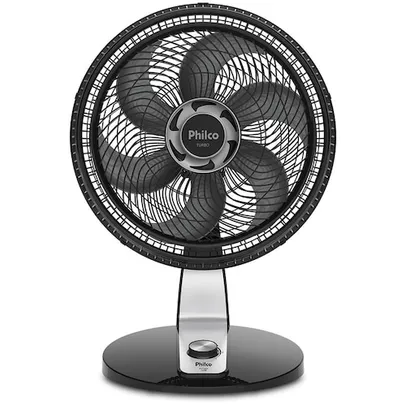 Ventilador de Mesa Philco Turbo PVT400 40cm com 6 Pás e 3 Velocidades