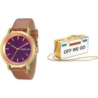 [Shoptime]  Relógio Feminino Mondaine Analógico Fashion - R$79,99
