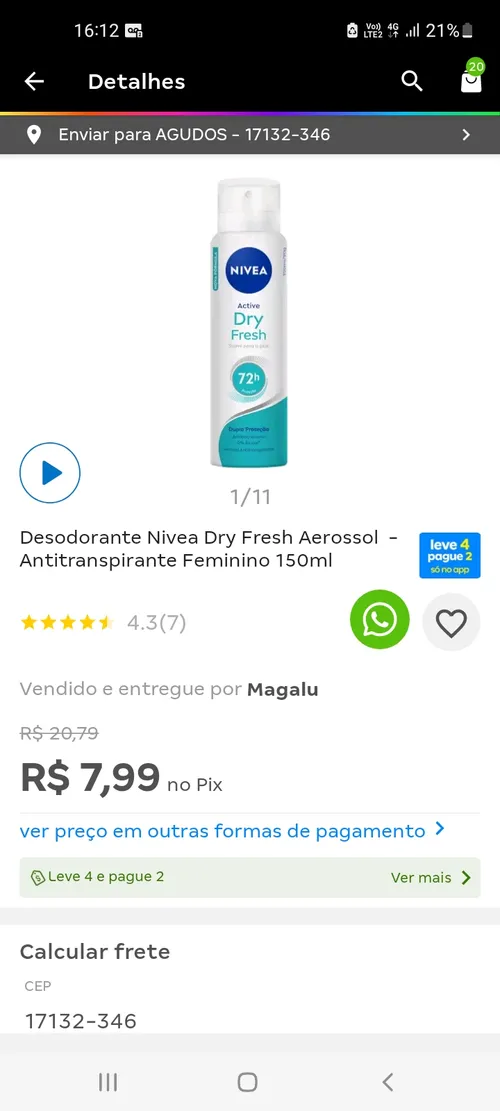 Imagen na descrição da promoção