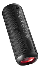 Alto-falante Pulse Wave 2 portátil com bluetooth preto 