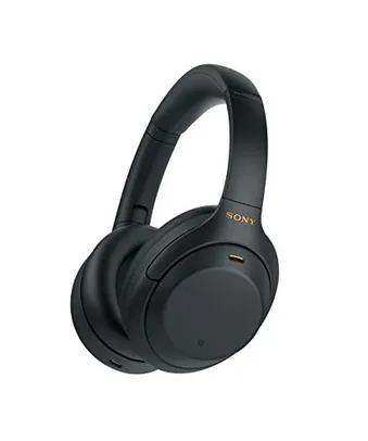 Headphone Sony WH-1000XM4 Preto Sem Fio Bluetooth e com Noise Cancelling (Cancelamento de Ruído)