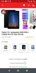 Tablet 10.1", 8gb ram, 128rom, Deca-Core Android 8.0 | R$290
