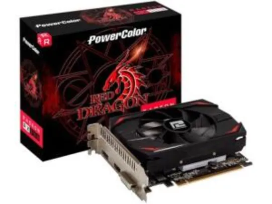Placa de Vídeo Power Color Radeon RX 550 - 2GB DDR5 64 bits | R$ 469