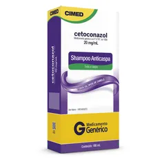 (Leve 2 Pague 1) Cetoconazol Shampoo 100ml Genérico Cimed