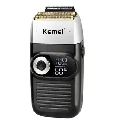 Foto do produto Máquina Kemei 2026 Aparador De Cabelo Barbeador Profissional