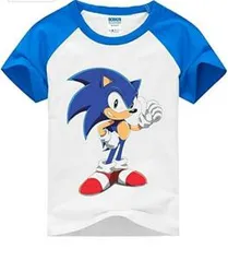 Camiseta Infantil do Sonic