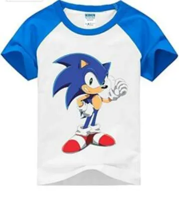Camiseta Infantil do Sonic