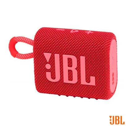 CAIXA DE SOM ULTRA PORTATIL JBL GO 3 BLUETOOTH PROVA D'AGUA 5H DE BATERIA 4,2W POTENCIA VRM IP67