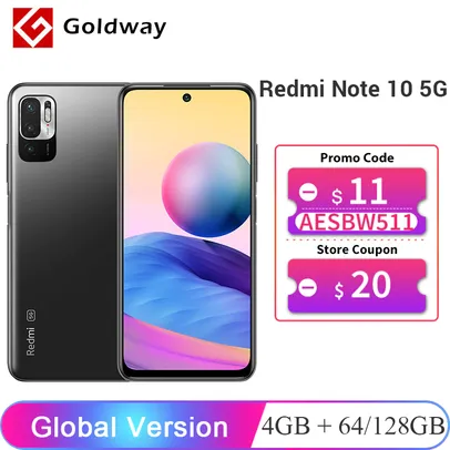 Smartphone Redmi Note 10 5G 4/64GB | R$827