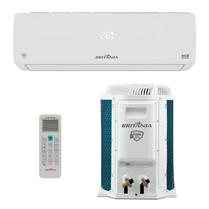 Product photo Ar-Condicionado Split Britânia, Inverter, 12000 Btus, Quente e Frio, 220V - BAC12000IQFM15