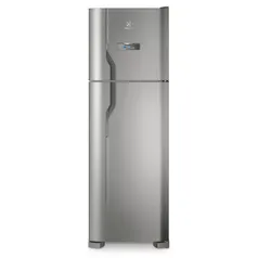 Geladeira Electrolux Frost Free 371L Turbo Congelamento Duplex Cor Inox (DFX41) - 220V