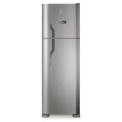 Geladeira Electrolux Frost Free 371L Turbo Congelamento Duplex Cor Inox (DFX41) - 220V