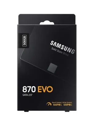 [Primeira compra | AME | internacional] SSD Samsung 870 EVO 500GB | R$ 260