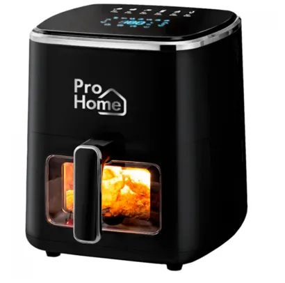 Fritadeira Elétrica Air Fryer Pro Home SuperFry, 100% Digital, Com Visor, Capacidade 5.5L, 110V, Preta   