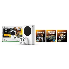 Console Xbox Series S 512 GB Fortnit e Rocket Microsoft Branco