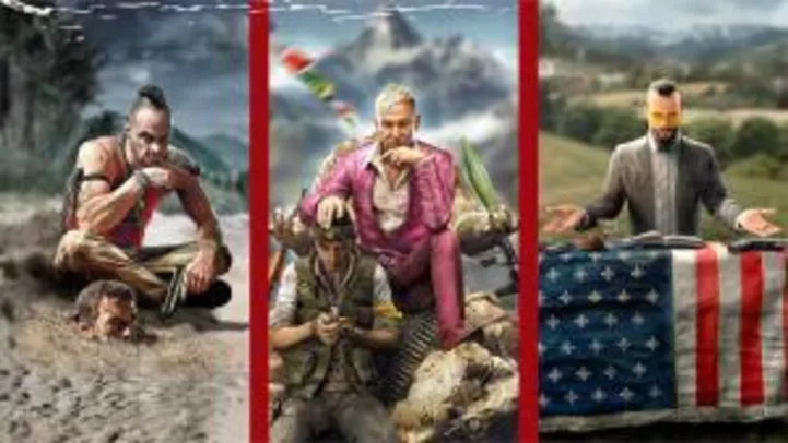 FAR CRY 3 + FAR CRY 4 + FAR CRY 5 = R$43,20