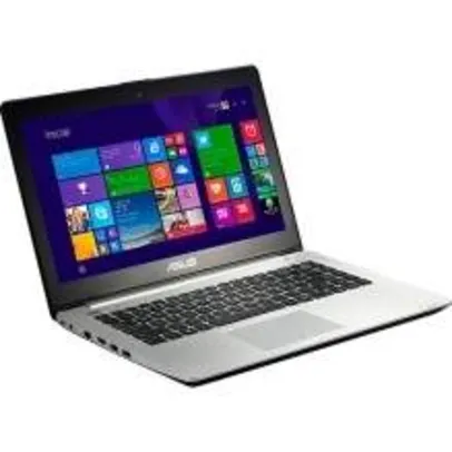 [Americanas] Notebook Ultrafino Asus S451LA-CA046H Intel Core i5 8GB 500GB Tela LED 14" Touchscreen Windows 8 - Preto | Lojas Americanas