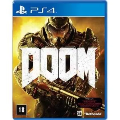 [Submarino] Game Doom - PS4 por R$ 115