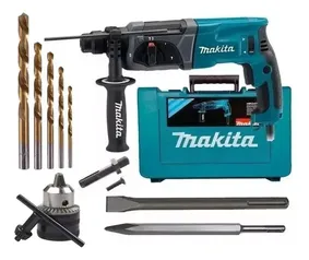 Martelete Combinado Sds Hr2470 800w Makita + Kit Ferramentas R$549,00 