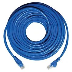 Cabo Internet Cat.5E 20 metros Patch Cord UTP 26AWG Azul CY-PC20.0M-5-BL - SECCON