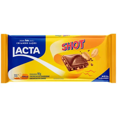 [AME 2,00 DE VOLTA] Chocolate Lacta Shot 90g | R$4,99