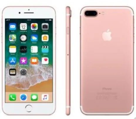 iPhone 7 Plus Apple com 128GB Ouro Rosa - R$ 2900