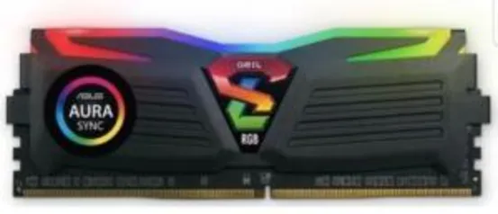 Memória Geil Super Luce, RGB, 8GB 3000Mhz, DDR4, CL16 - GALS48GB3000C16ASC | R$ 310