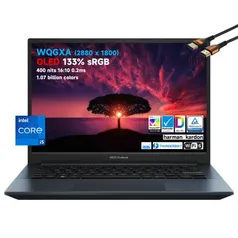 [internacional] ASUS Laptop VivoBook Pro 14 OLED WQGXA (2880 x 1800) Slim Laptop, Intel Core i5-11300H até 4,4 GHz