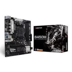 Placa Mãe Biostar B450MX-S, Chipset B450, AMD AM4, mATX, DDR4