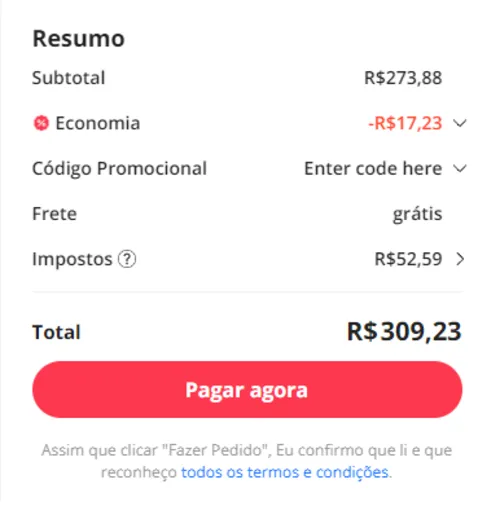 Imagen na descrição da promoção