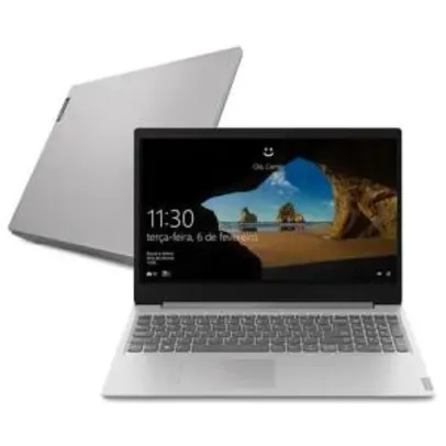 Notebook Lenovo Dual Core 4GB 500GB Tela 15.6” Windows 10 Ideapad S145 | R$2288